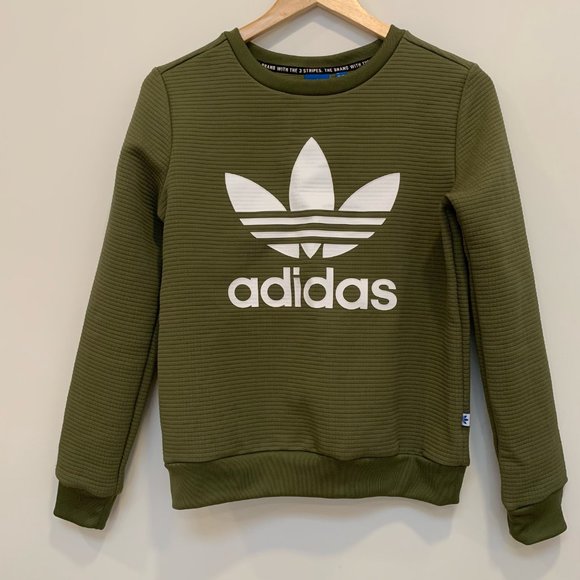 Adidas Originals Trefoil Waffle Sweatshirt - Picture 4 of 4